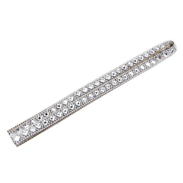 Décoration de Robe de Bricolage, 2 Yard Hotfix Cristal Strass Bande Strass Conception State-of-the-Art