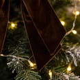 thumbnail image 5 of Christamas 2 pièces, nœud en velours brun, par Holiday Time, 5 of 5