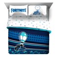thumbnail image 1 of Jay Franco Fortnite Battle Bus 7 Piece Queen Bed Set - Includes Reversible Comforter & Sheet Set Bedding - Super Soft Fade Resistant Microfiber (Official Fortnite Product), 1 of 4