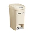 thumbnail image 1 of Luzkey Foot Pedal Garbage Bin Garbage Container Bin Waterproof Rubbish Bin Step Trash Can Kitchen Waste Basket for Home Office Study 10L, 1 of 8
