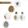 thumbnail image 3 of 2 Pcs Bouteilles d'Eau Sainte en Verre Embossé Taille de Poche Portable, 3 of 8