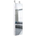 thumbnail image 2 of Costway Mirrored Jewelry Cabinet Jewelry Organizer w/2 LED Lights White, 2 of 9