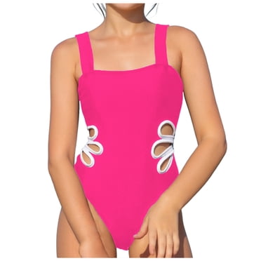 Zanarzt Maillot de Bain une Pièce d'Été pour Filles, Maillot de Bain pour Filles, Maillots de Bain pour Enfants, Maillot de Bain Athlétique pour la Natation Rouge, 11 Ans