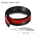 thumbnail image 2 of Unique Bargains Floor Transition Strip 3.3Ft 1 Meter Self Adhesive for Height 5mm Black, 2 of 6