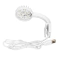 thumbnail image 1 of Fish Tank Clip Light 5W 5V 12 LEDs Blue White Light High Brightness Adjustable Angle USB Clamp Aquarium Light White, 1 of 9