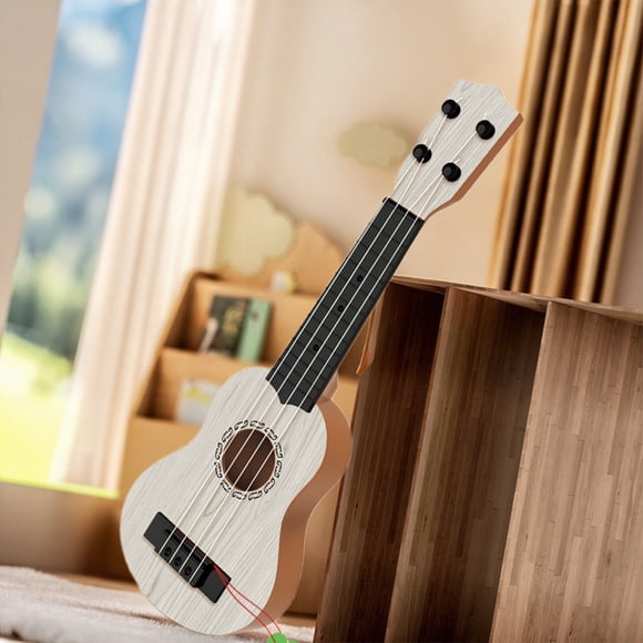 ABPWLY Ukulélé de Simulation Directe pour Enfants Guitare de Simulation Peut Jouer Éveil Instruments de Musique Éducatifs Jouets Musicaux Liquidation Jeux de Voyage Jouet pour Filles Jours du Canada