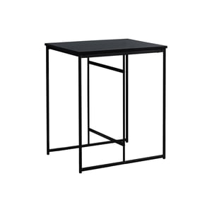 Monarch Specialties Dining Table, 32" Rectangular, Counter Height, Small, Laminate Top, Kitchen, Black Laminate, Black Metal, Contemporary, Modern