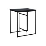 Monarch Specialties Dining Table, 32" Rectangular, Counter Height, Small, Laminate Top, Kitchen, Black Laminate, Black Metal, Contemporary, Modern
