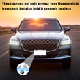 thumbnail image 3 of CNKOO License Plate Frame  Sparkly License Plate Tag Cover with Multifaceted Rhinestones  Stainless Steel Crystal  License Plate Holder for Universal Exterior Car Accessories  Leopard Pri, 3 of 7