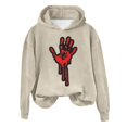 thumbnail image 4 of WEAIXIMIUNG Sweat à Demi-Zip pour Femmes Sans Capuche Automne et Hiver 2025 Tendance avec Impression de Lettres, 4 of 4