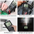 thumbnail image 3 of MESTEK DM100A Digital Multimeter Universal Meter 10000 Count AC/DC Voltage AC/DC Current Resistance Capacitance Measurement, 3 of 8