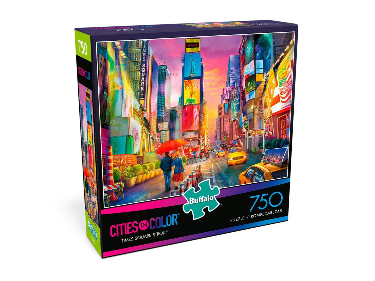 Buffalo Games Le puzzle Cities in Colour Times Square Stroll en 750 pièces