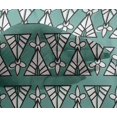 thumbnail image 4 of oneOone Viscose Chiffon Fabric Floral & Triangle Block Print Fabric By Yard 42 Inch Wide, 4 of 4