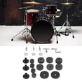 thumbnail image 4 of Drum Set Felt, Standard Size Practical Strong Durable Cymbal Felts Sets  For Most Drum Kits For Boom Stands, 4 of 8