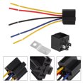 thumbnail image 3 of 5Pcs Prise de Relais Support de Base Auto Mini Relais 12V 40A Relais Universel pour Voiture Automatique, 3 of 7