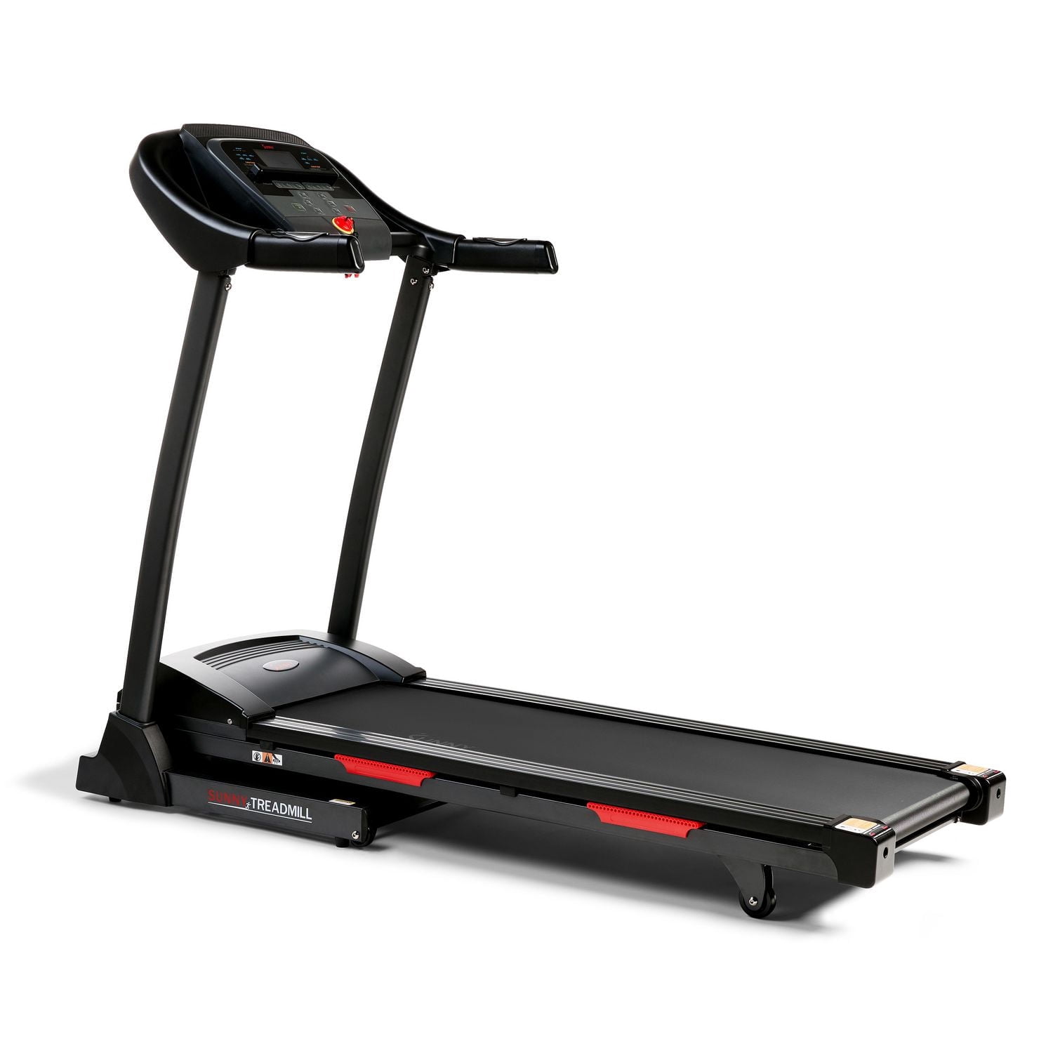 Tapis de course intelligent et pliable Sunny Health & Fitness Premium avec inclinaison automatique et connectivité Bluetooth améliorée (application exclusive SunnyFit®)