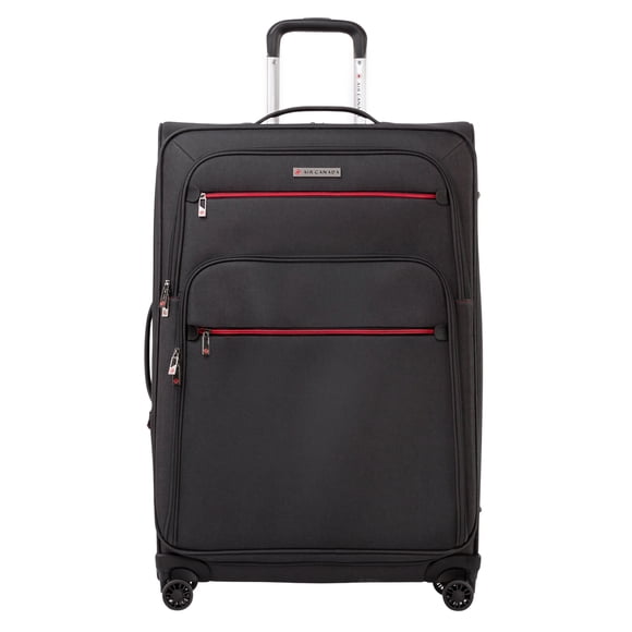 Air Canada Indigo Lite Collection Softside 28-Inch Checked Luggage, Expandable Large Spinner Suitcase with Rolling Wheels for Travel