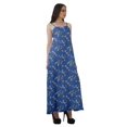 thumbnail image 3 of Moomaya Tenue d'Été pour Femmes en Rayonne Imprimée Partout Robes de Soirée Grande Taille, 3 of 4