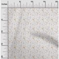 thumbnail image 2 of oneOone Cotton Silk White Fabric Floral Craft Projects Decor Fabric Printed By The Yard 42 Inch Wide, 2 of 4