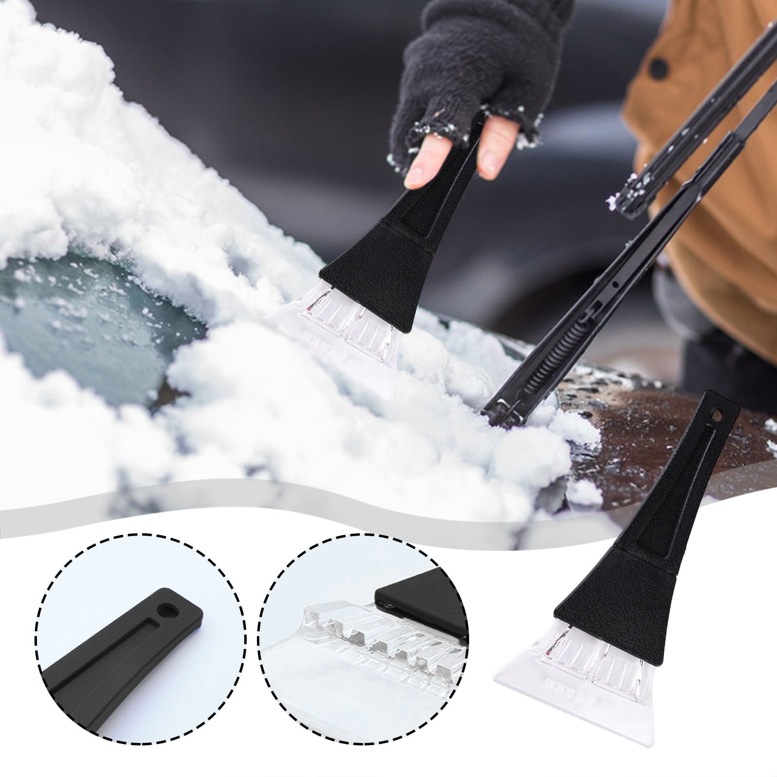 Ice Scrapers for Car Windshield,Ice Scrapers for Car Windshield,Car Window Scraper Car Snow Scraper Windshield Ice Scraper Car Windshield Scraper Snow Scraper Car Snow Removal Supplies for Most Cars
