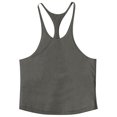 thumbnail image 2 of Lmnyox Men's Workout Tank Tops Cotton Sleeveless Stretchy Training Muscle Tee Quick Dry Athletic Shirts, 2 of 5