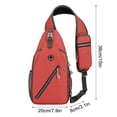 thumbnail image 3 of Fridja Sales！ Men's Chest Bag and Multi Functional Backpack Sports and Leisure Lightweight and Trendy Single Shoulder Bag Men's Fashion Student Crossbody Bag, 3 of 5