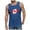 Bleu Foncé, variante sur Qopobobo Débardeur en Coton et Lin pour Homme Débardeur d'Été Imprimé pour Homme T-Shirt Sans Manches Drapeau du Canada Haut pour la Fête Nationale Blanc,m