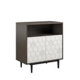 thumbnail image 1 of CosmoLiving by Cosmopolitan Olivia Storage Cabinet, Gray Oak, 1 of 9