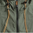 thumbnail image 3 of Maqroz Veste de Soleil pour Homme UPF 50++ à Capuche à Fermeture Éclair Intégrale Protection UV SPF Rafraîchissante Légère avec Poches Été Ajustable Séchage Rapide Veste de Sport de Piste Randonnée Pêche Plein Air Vert Armée TTG, 3 of 4