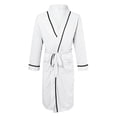 thumbnail image 4 of Kcodviy Mens Spring and Summer Flannel Mens Pajamas Cotton Bathrobe Men Mens Pajamas Set Bathrobe Spring and Autumn Pants for Big and Tall Men Bathrobe Mens Pajamas Home Wear, 4 of 5