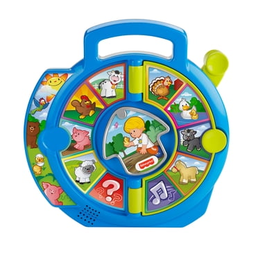 Fisher-Price Little People See N’ Say Le Monde des animaux, sons, Version anglaise