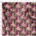 thumbnail image 4 of Soimoi Poly Georgette Fabric Leaves & Peony Floral Print Fabric by Yard 52 Inch Wide, 4 of 5
