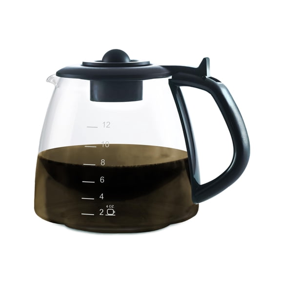 Café Brew Collection Universal 12-Cup Coffee Replacement Carafe - Fits Mr. Coffee, Cuisinart, Hamilton Beach, and More - Heat-Resistant DURAN Glass - Safe and Convenient - Easy Cleaning