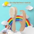 thumbnail image 2 of Baby Hair Brush Set Baby Wool Brush 2 Piece Set, 2 of 9