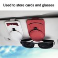 thumbnail image 2 of Daisyyozoid Wholesale Car Glasses Holder, Multi-function Car Sunglasses Holder, Leather Sun Visor, 2 of 4