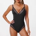 thumbnail image 2 of Diufon Women's Bikini Swimsuit Backless Deep V Neck Ruched Slim Swimwear Summer Beach Bathing Suits with Pads, 2 of 4