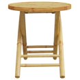 thumbnail image 2 of vidaXL Folding Garden Table Ø45x45 cm Bamboo, 2 of 5