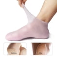 thumbnail image 4 of 1 Pair Moisturizing Socks High Elastic Non-slip SEBS Clear Foot Care Socks for Summer, 4 of 8