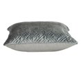 thumbnail image 3 of Parkland Collection PILL21354P Coussin Décoratif Carré Transitionnel Charbon Eris, 3 of 3