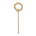 thumbnail image 2 of Diamond2Deal 14K Pendentif Initiale en Or Jaune Lettre V pour Femmes, 2 of 6