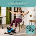 thumbnail image 3 of Lifepro FlexCycle Under Desk Bike & Pedal Exerciser, Seated Leg and Arm Exerciser for Seniors, 8 Magnetic Resistance Levels, LCD Monitor, Blue, 3 of 7