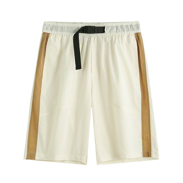 Yuzhih Casual Shorts for Men Color Block Drawstring Summer Athletic Shorts with Pockets Quick Dry Lightweight Beach Vacation Shorts