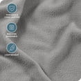 thumbnail image 4 of Bare Home Cozy Fleece Sheet Set - Extra Plush Polar Fleece - Deep Pocket - Full, Light Gray, 4 of 8