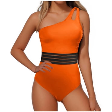 Pisexur Swimwear for Women Maillots de Bain Élégants et Stylés pour Femmes, une-Pièce Aguichant, Maillots une Épaule, Maillot Amincissant