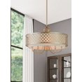 thumbnail image 4 of Livex Lighting 41105-91 Pendant Chandelier, Brushed Nickel, 4 of 4