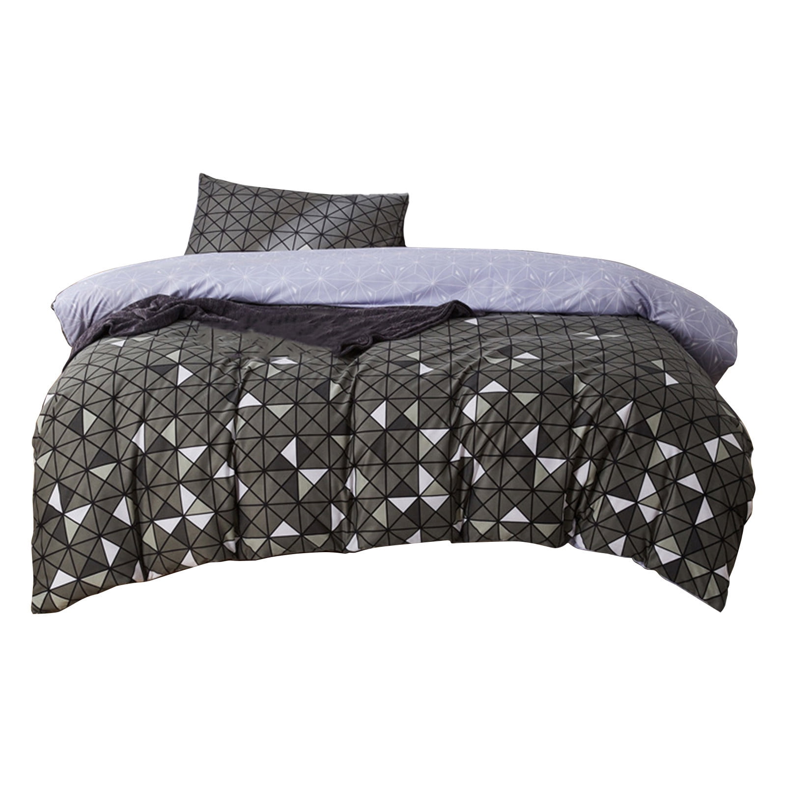 Duvet Cover Single Size,Duvet Cover Set With Buttons Closure, Ultra Soft Washed Microfiber Bedding Comforter Cover With A Pillowcases For All Season