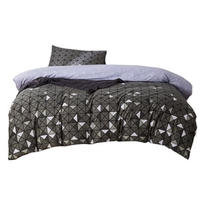 Duvet Cover Single Size,Duvet Cover Set With Buttons Closure, Ultra Soft Washed Microfiber Bedding Comforter Cover With A Pillowcases For All Season
