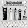thumbnail image 1 of pitrice Golf Head Covers Mallet Putter Professionals Outdoor Training Equipment Straight Black, 1 of 5