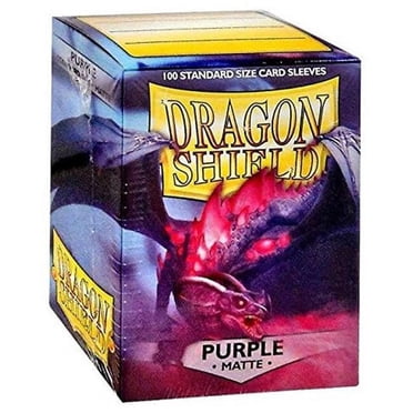 Arcane Tinmen ATM11009 DP Dragon Shield Card Sleeves, Matte Purple - 100 Count