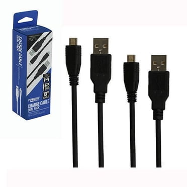 Câble de Charge KMD Dual Pack pour Contrôleur Sony PS4